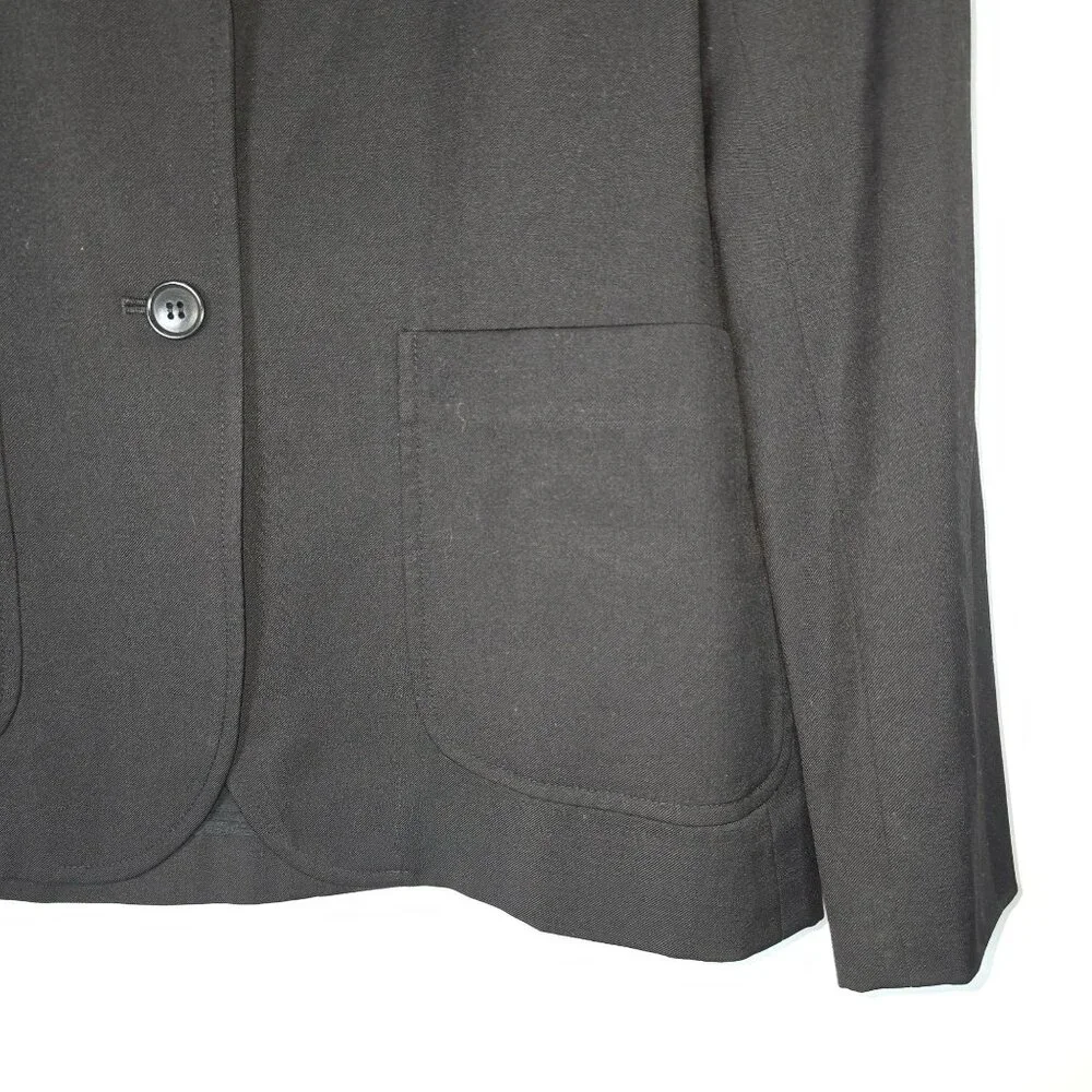 Brooks Brothers Women's Black Wool 2 Piece Professional Pencil Skirt Set, 2P/4P